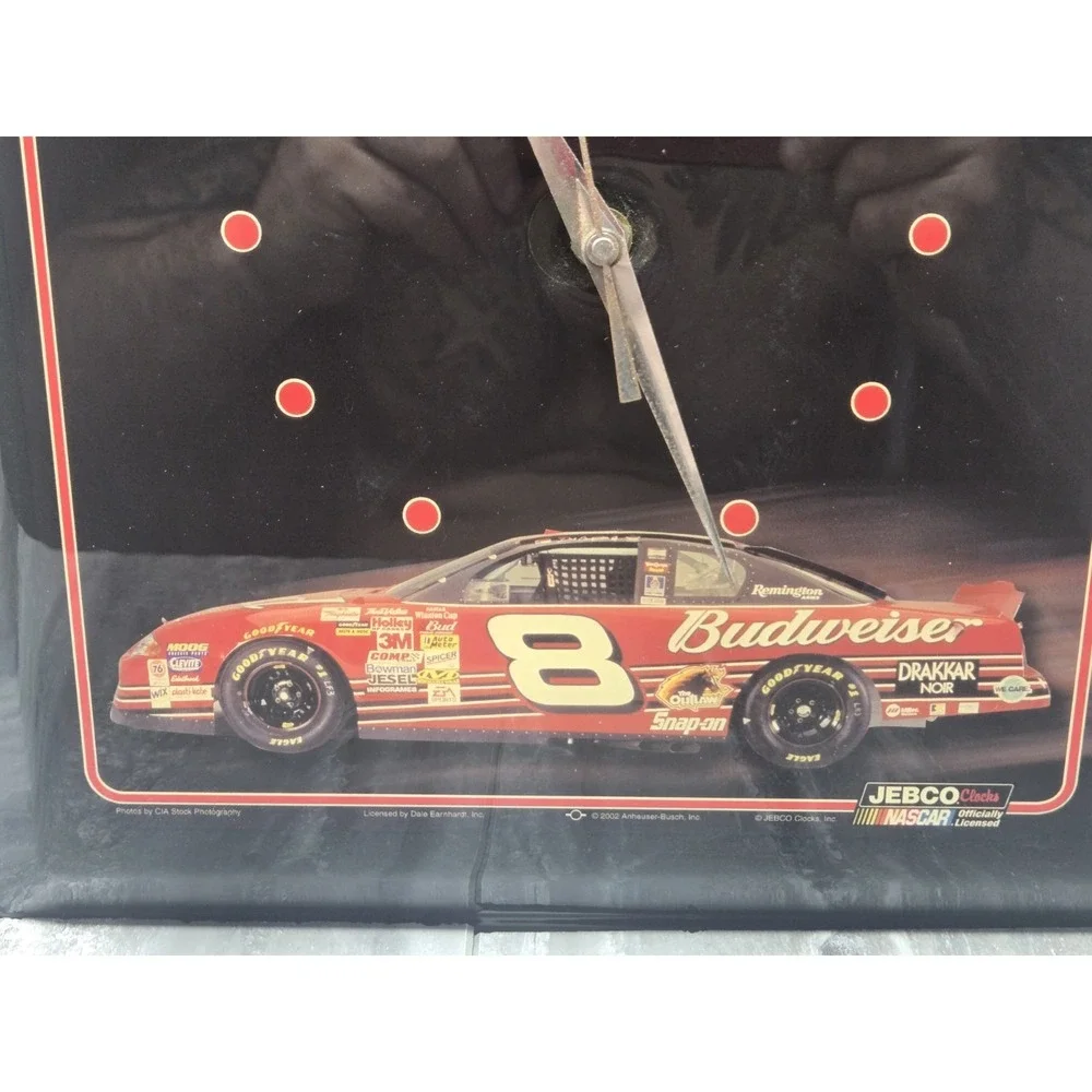Jebco Dale Earnhardt Jr #8 Budweiser Monte Carlo Commemorative Wall Clock Ltd Ed